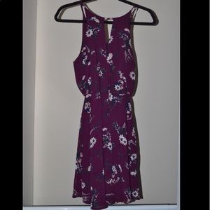 Francesca’s Purple Floral Dress